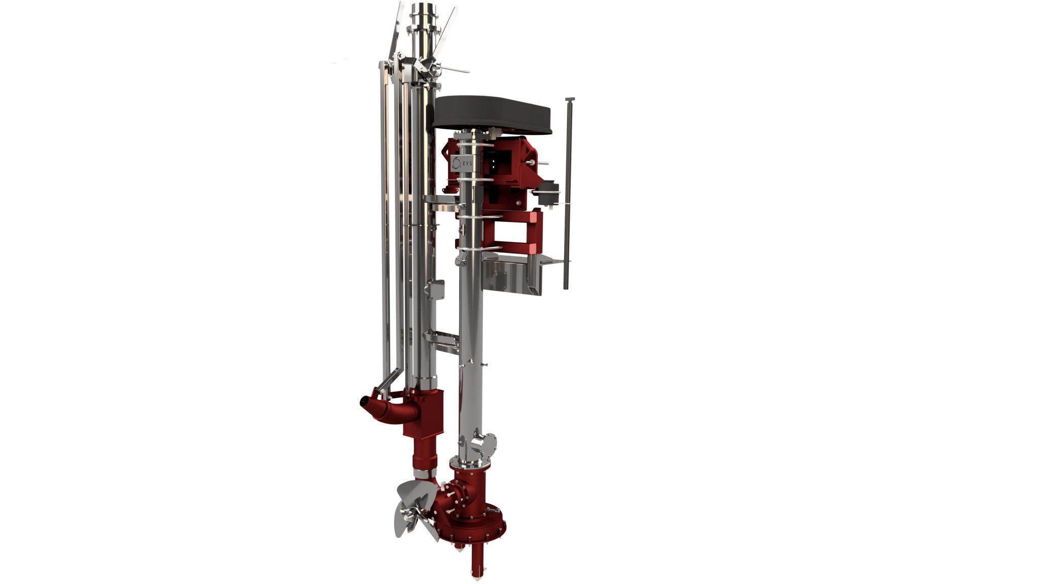 Modern agricultural machinery for crop processing and management.